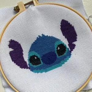 [Disney] Lilo and Stitch Hand Embroidery Cross Stitch Design Pattern Decor